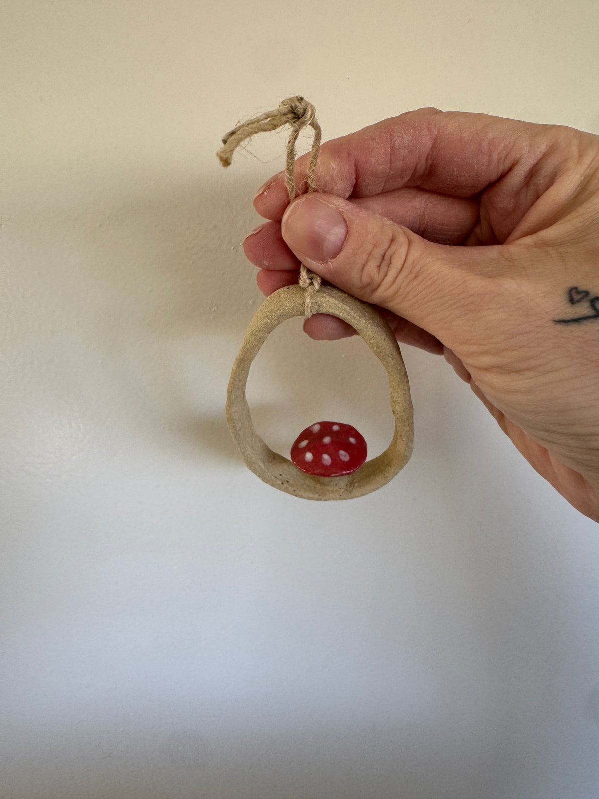 PRE-ORDER Ceramic Christmas Decoration - mushroom