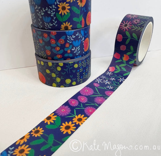 Kate Mason Washi Tape -  Flower Farm