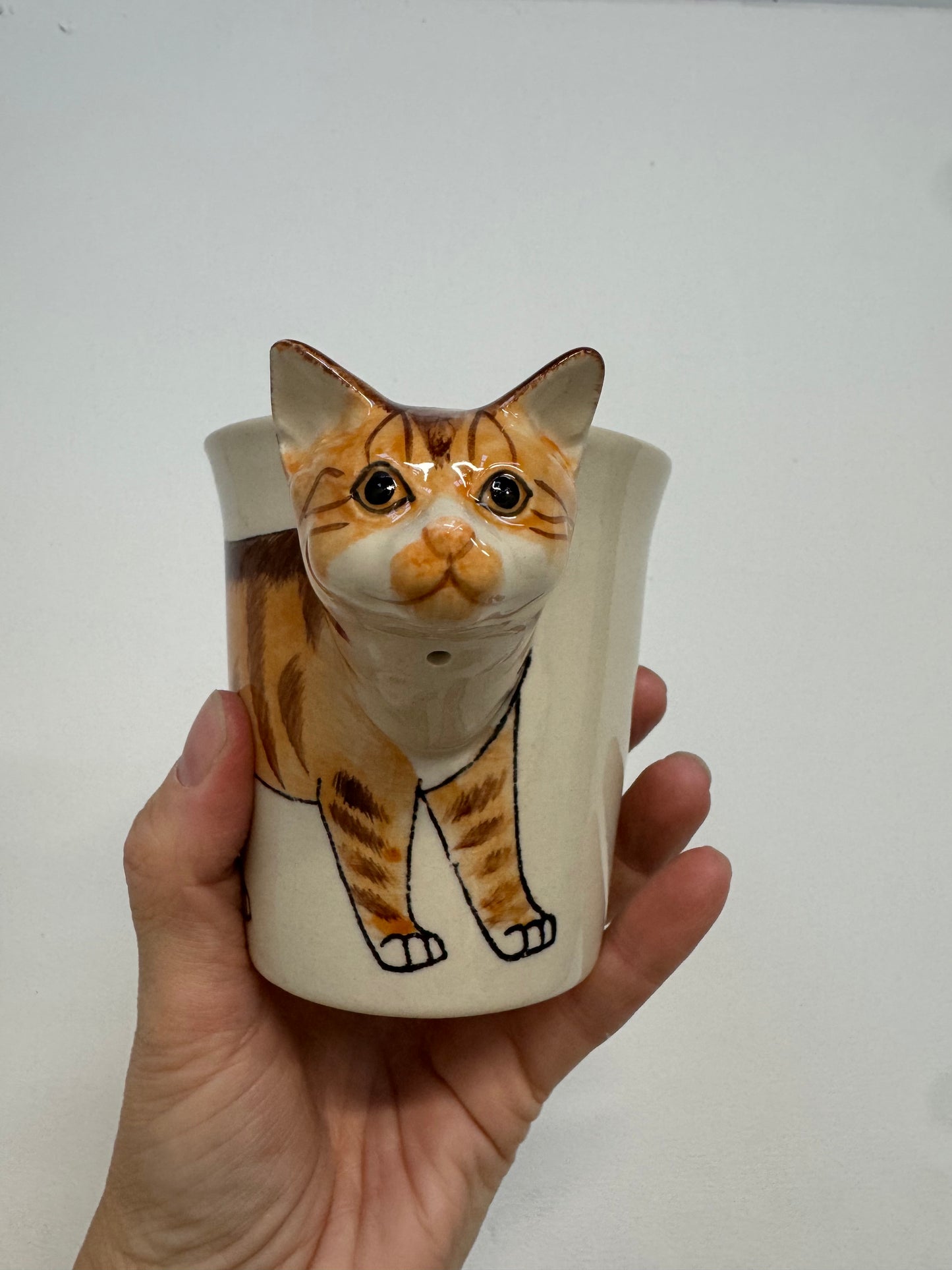 'Ginger Tabby' Ceramic Cat Mug