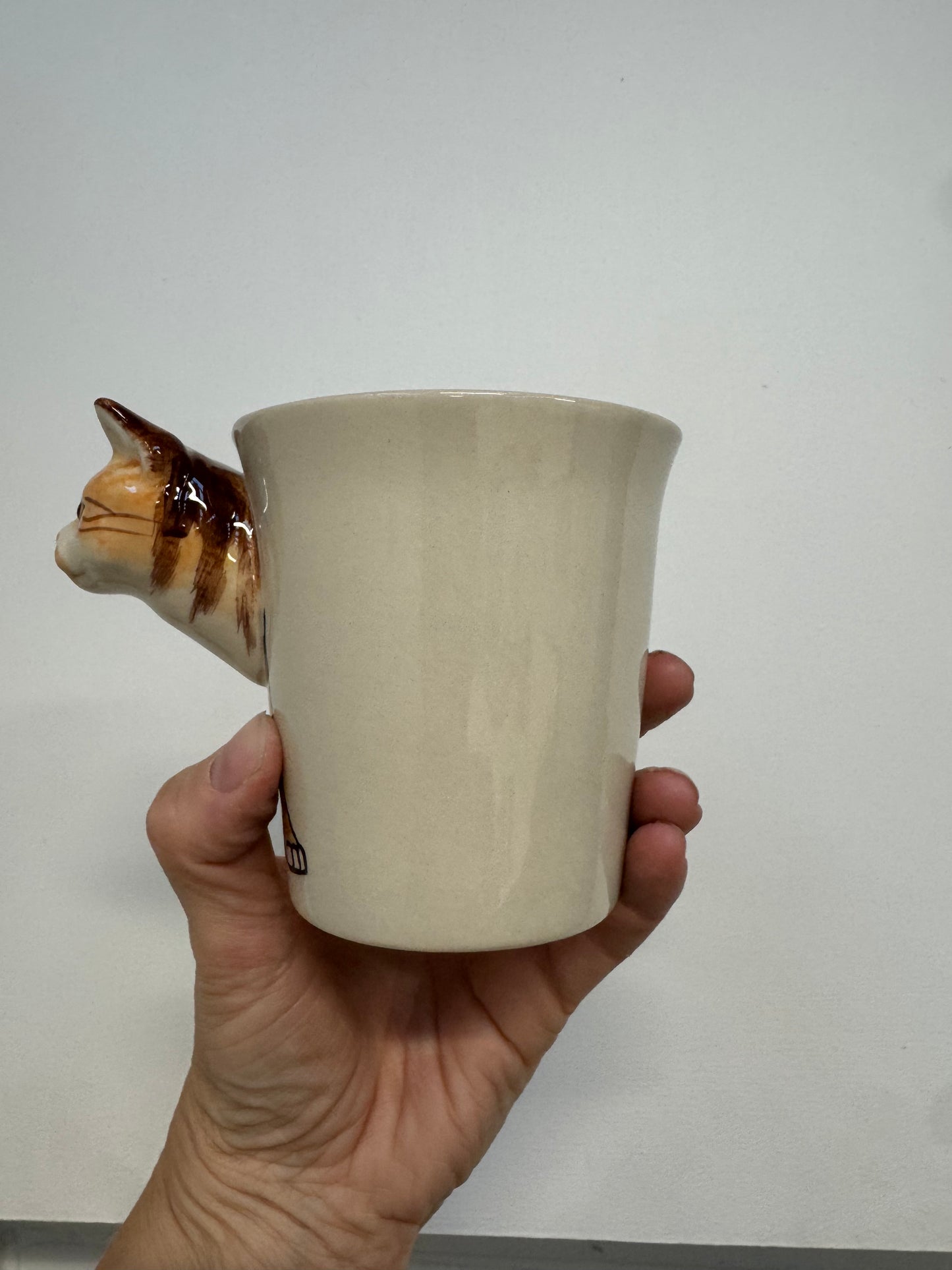 'Ginger Tabby' Ceramic Cat Mug