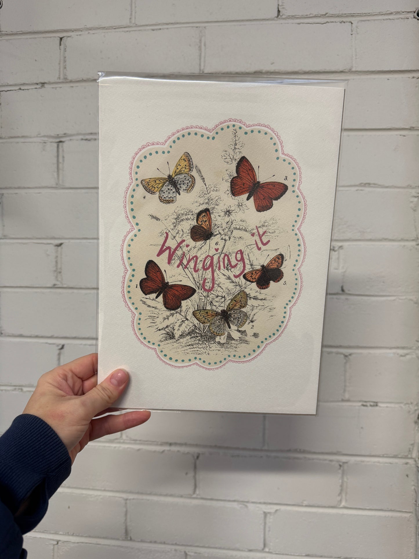 Art Print | A4 Size | Winging it
