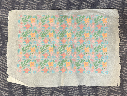 Ceramic Underglaze Transfer Paper - Spring Florals