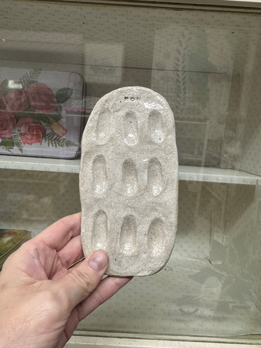Handbuilt Ceramic Paint Palette Large 2