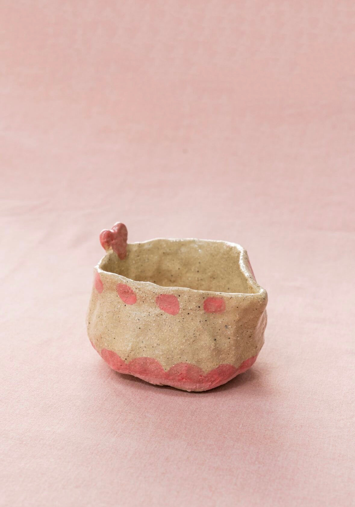 Ceramics - Handpainted Heart Jug