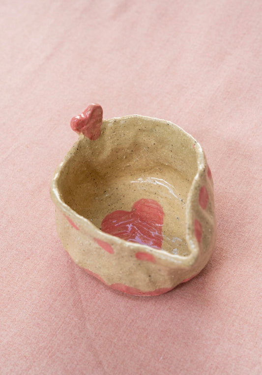 Ceramics - Handpainted Heart Jug