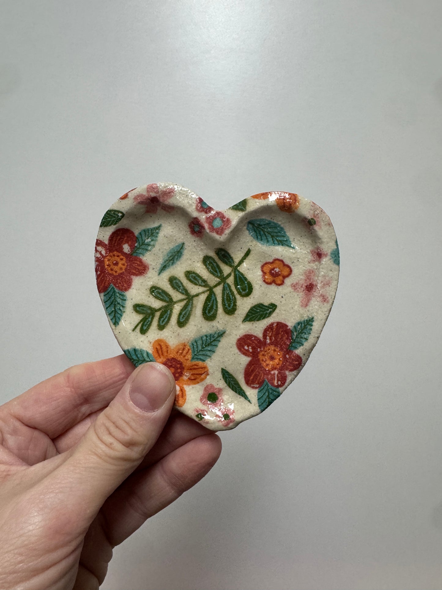 Ceramics - Heart Shaped Trinket Dish