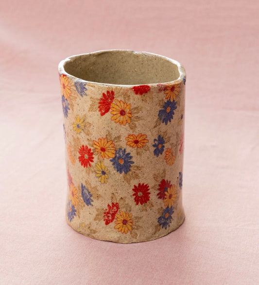 Handbuilt Ceramic Vase 14cm