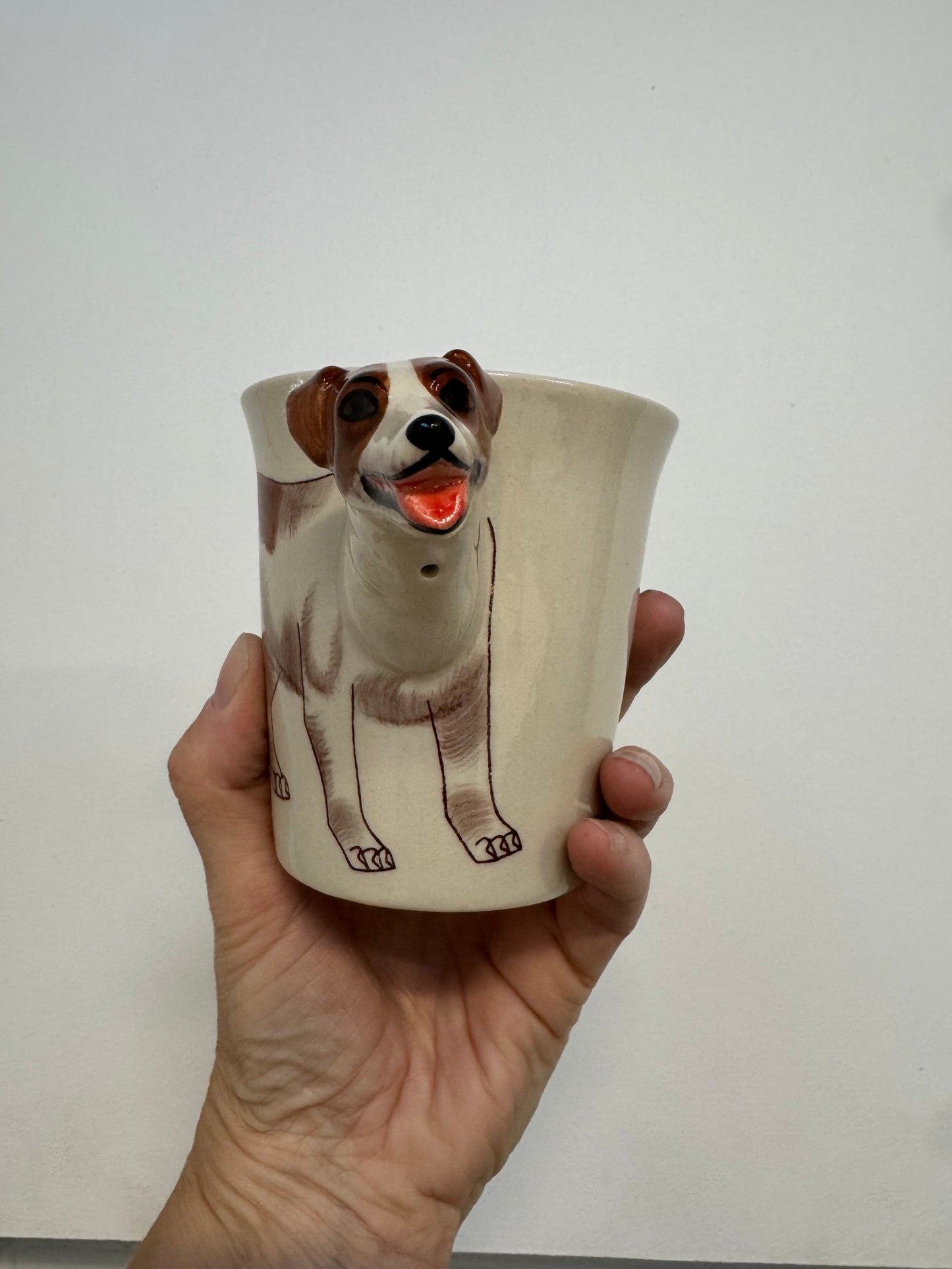 'Jack Russell' Ceramic Dog Mug