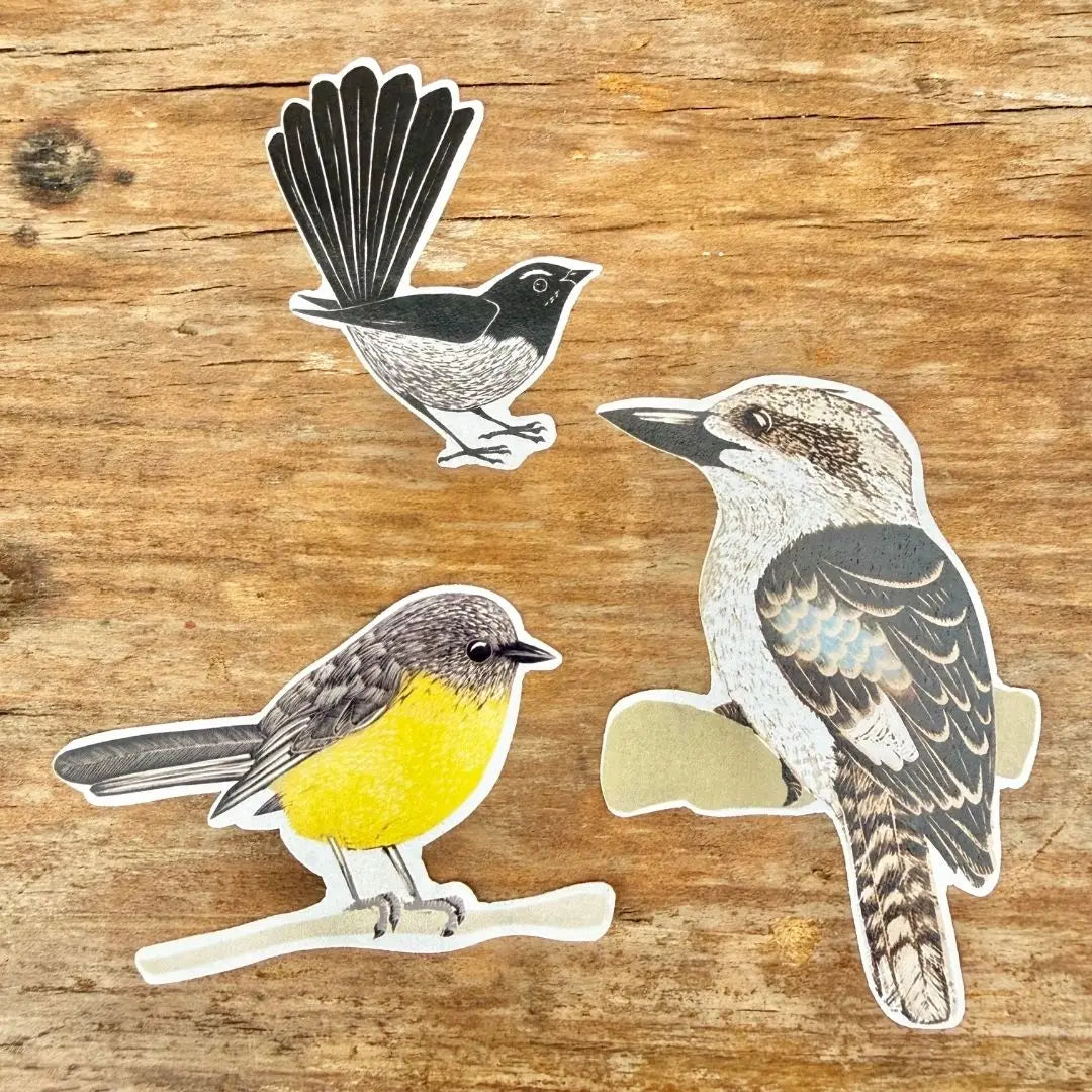 Bridget Farmer A5 Sticker Sheet - Kookaburra Kookaburra