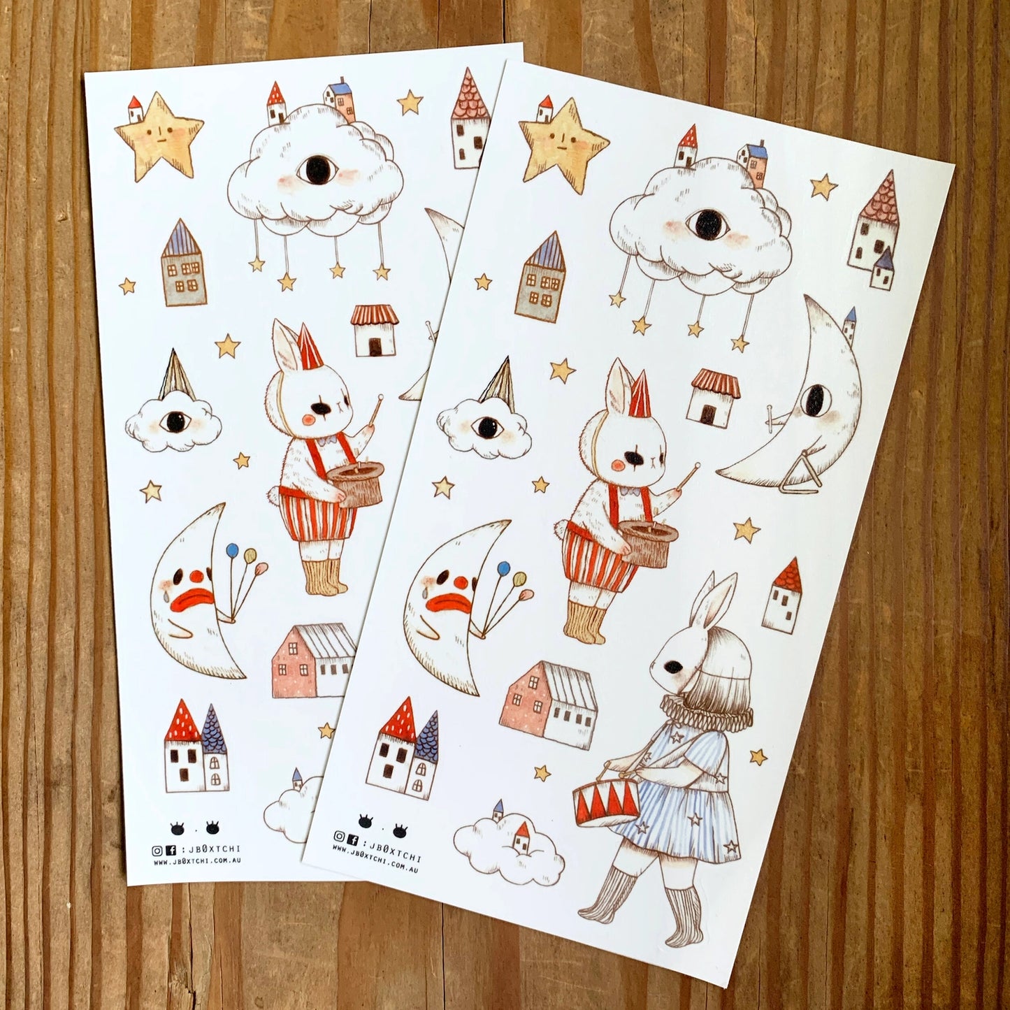 Sticker Sheet - Little Parade by jb0xtchi