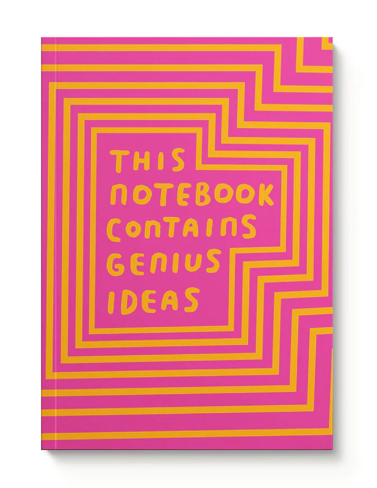 A5 Smooth Soft Cover Notebook-This Contains Genius Ideas