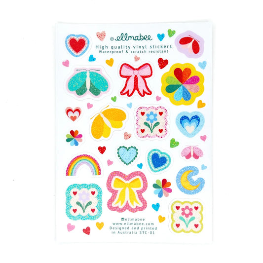 Tiny Charms Vinyl Sticker Sheet