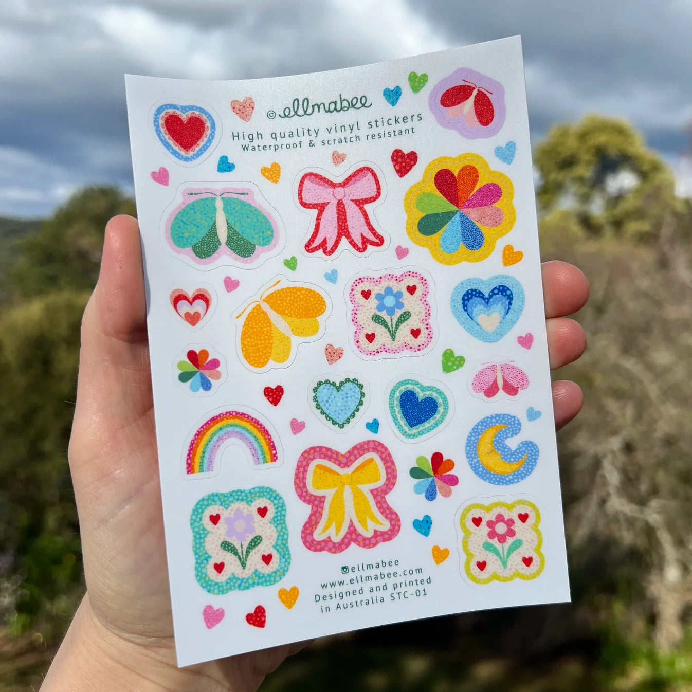 Tiny Charms Vinyl Sticker Sheet