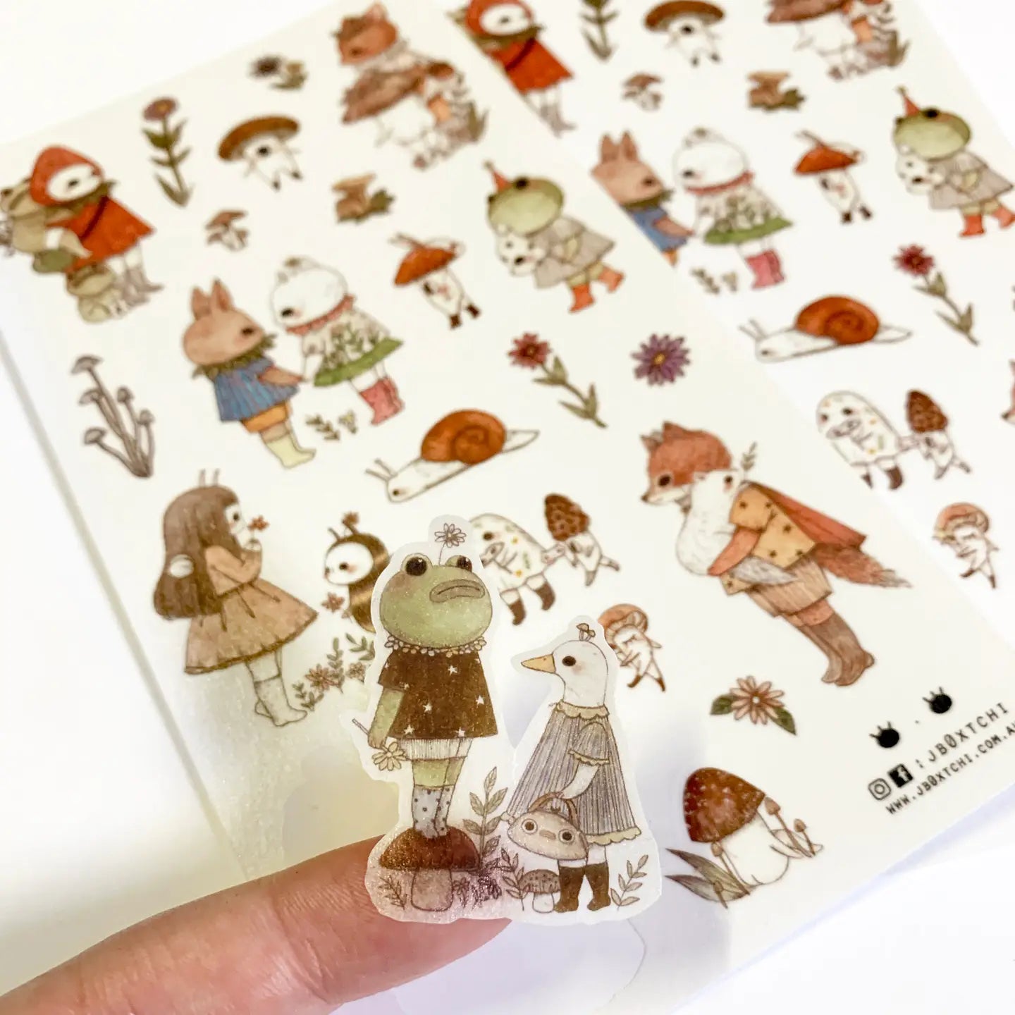 Sticker Sheet - Woodland 2 by jb0xtchi