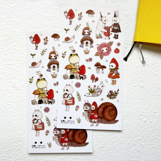Sticker Sheet - Woodland 3 by jb0xtchi