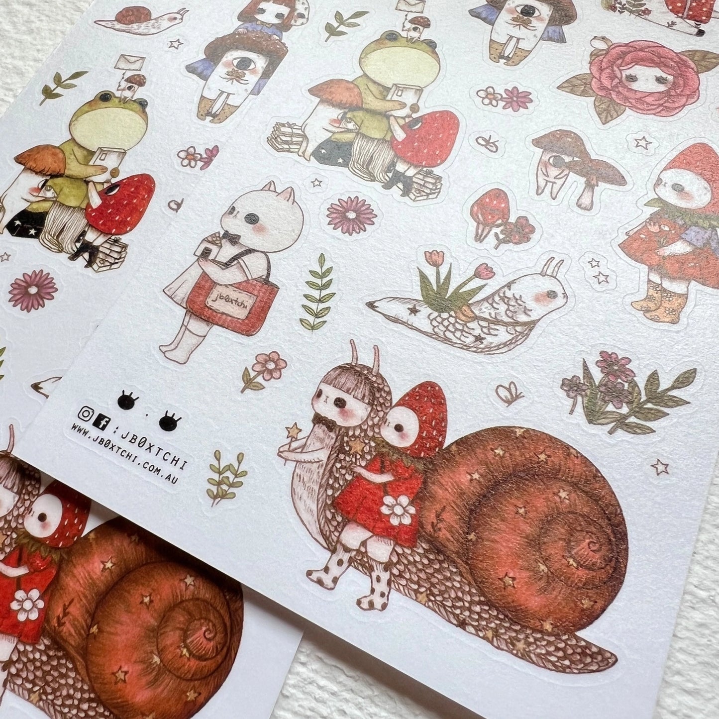 Sticker Sheet - Woodland 3 by jb0xtchi