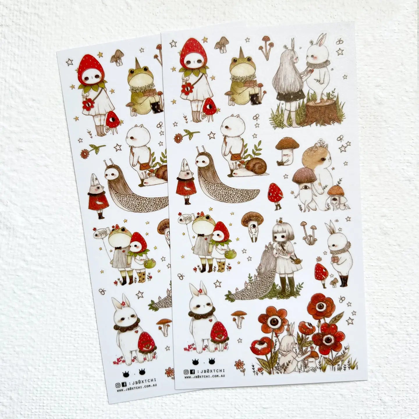 Sticker Sheet - Woodland 1 by jb0xtchi