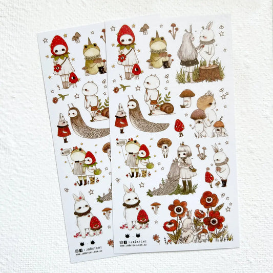 Sticker Sheet - Woodland 1 by jb0xtchi