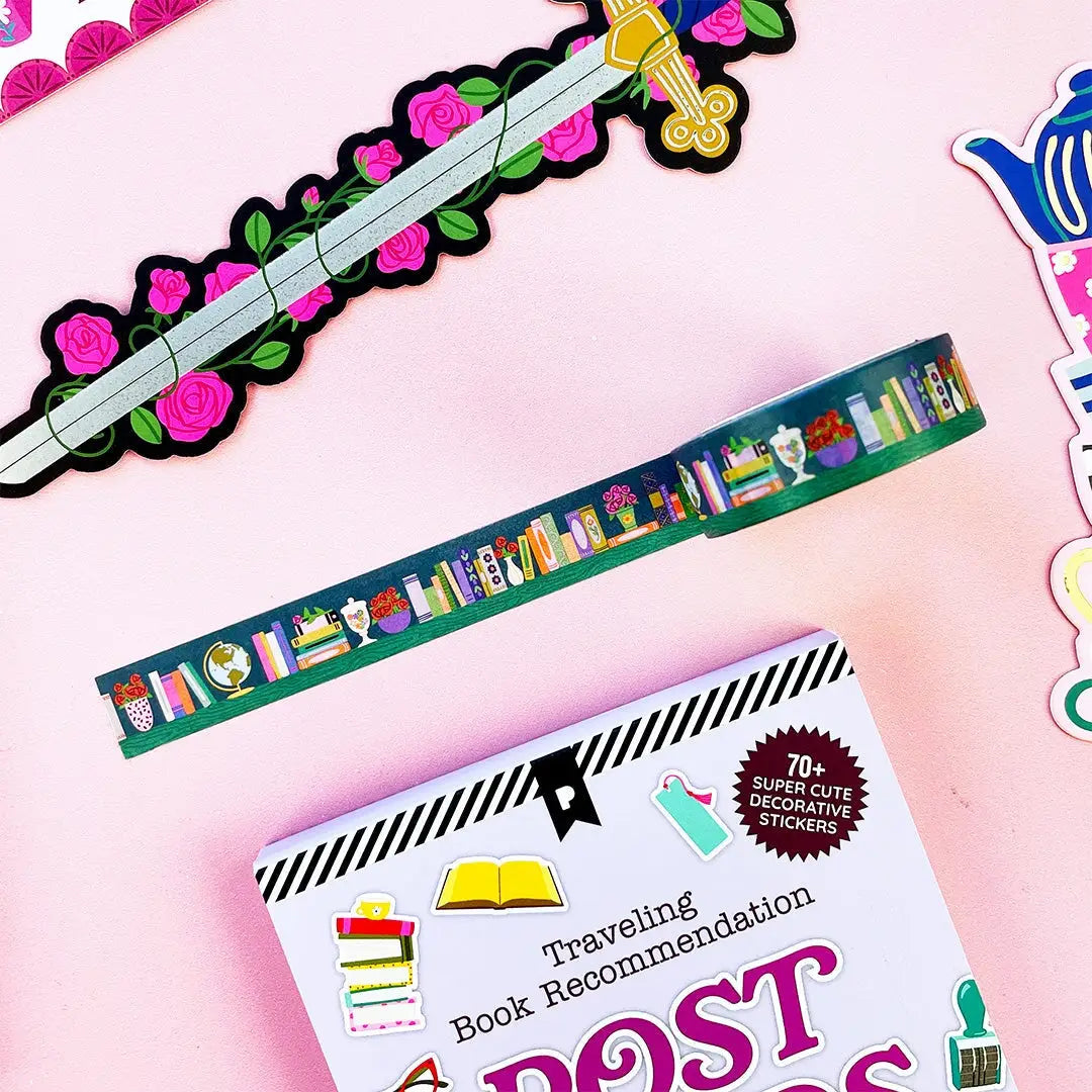 Book Shelfie Washi Tape -  Pipsticks