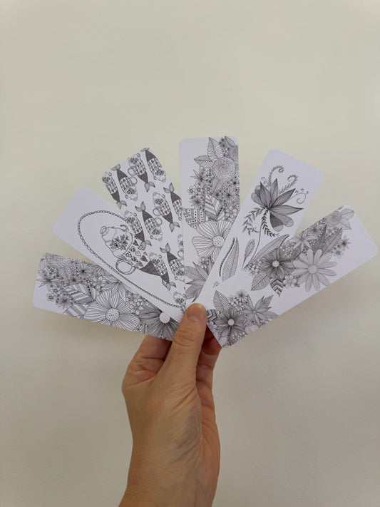 Bookmark - Fine LInes Collection of Bookmarks - Set of 6 - Save 15%