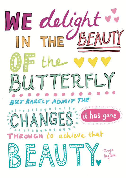 Greeting Card - Beauty of the Butterfly