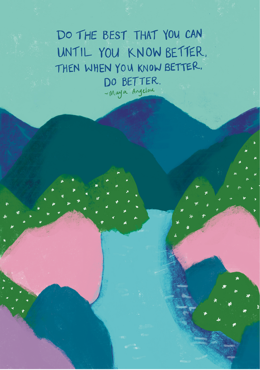 Greeting Card - Do The Best That You Can