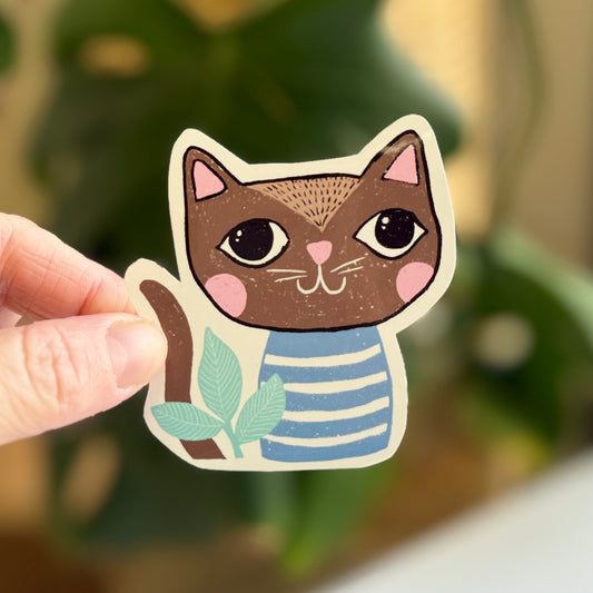 Kitty Cat Vinyl Sticker