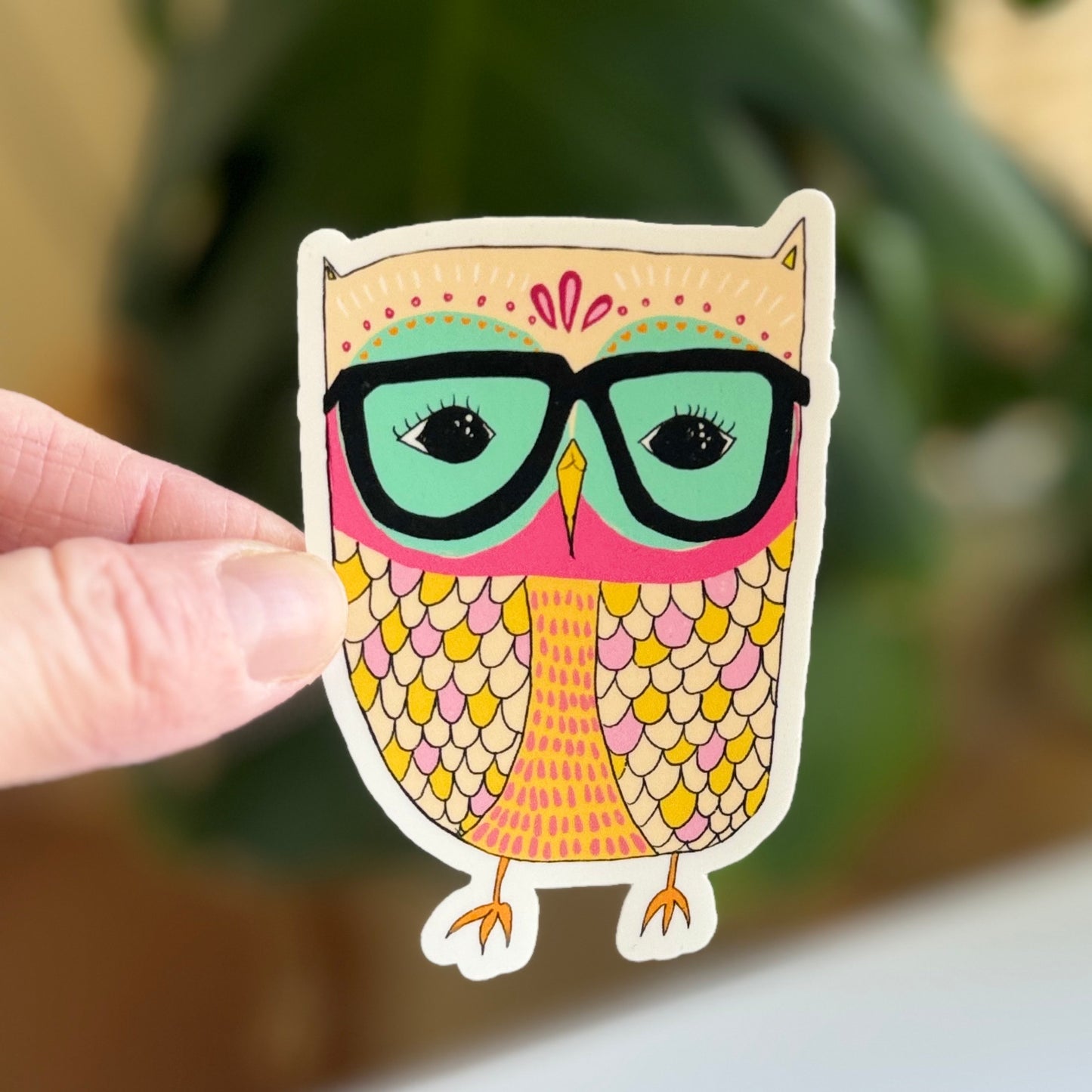 Mable the Owl Vinyl Sticker