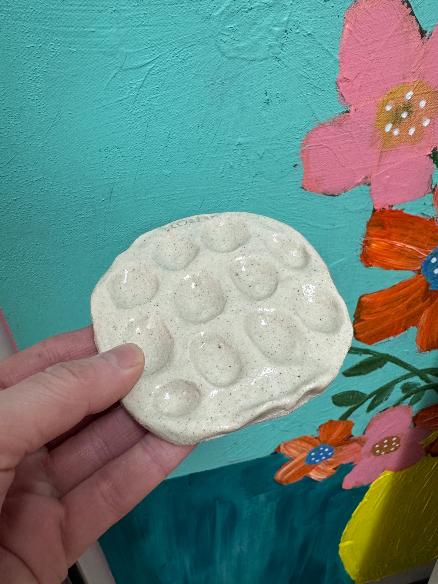 Sip & Sculpt - Handbuilt Ceramic Paint Palette Workshop - Friday 17th October 7pm-8:30pm