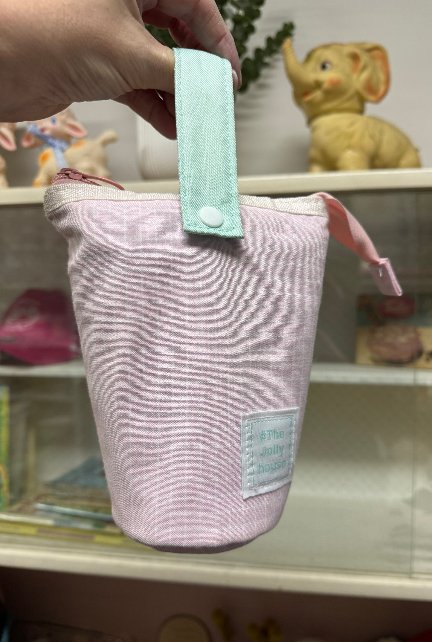 Pink Carry Bag Pencil Case