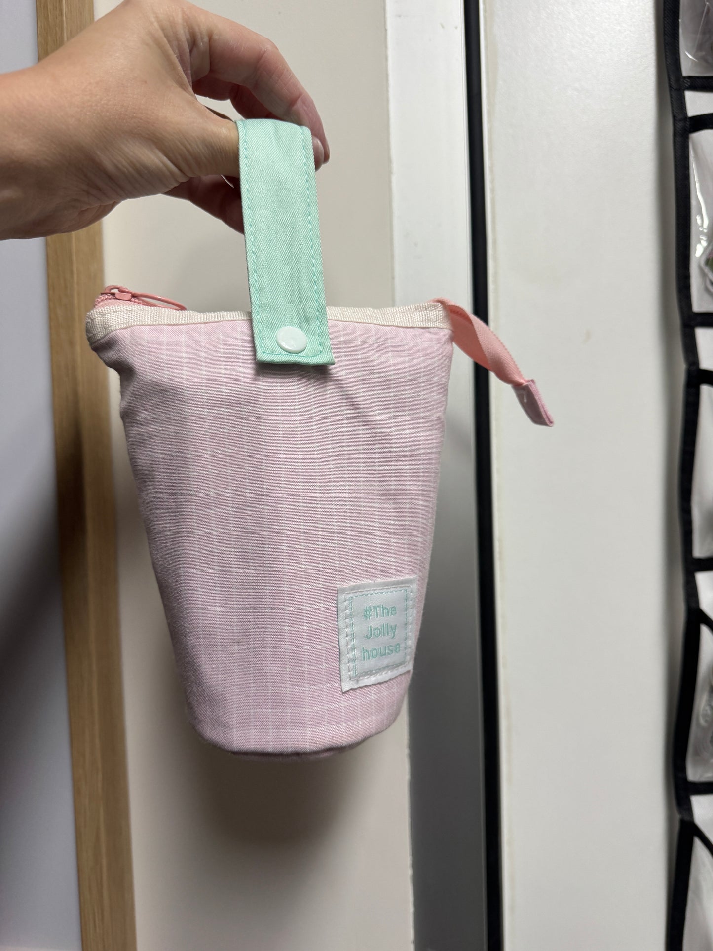Pink Carry Bag Pencil Case
