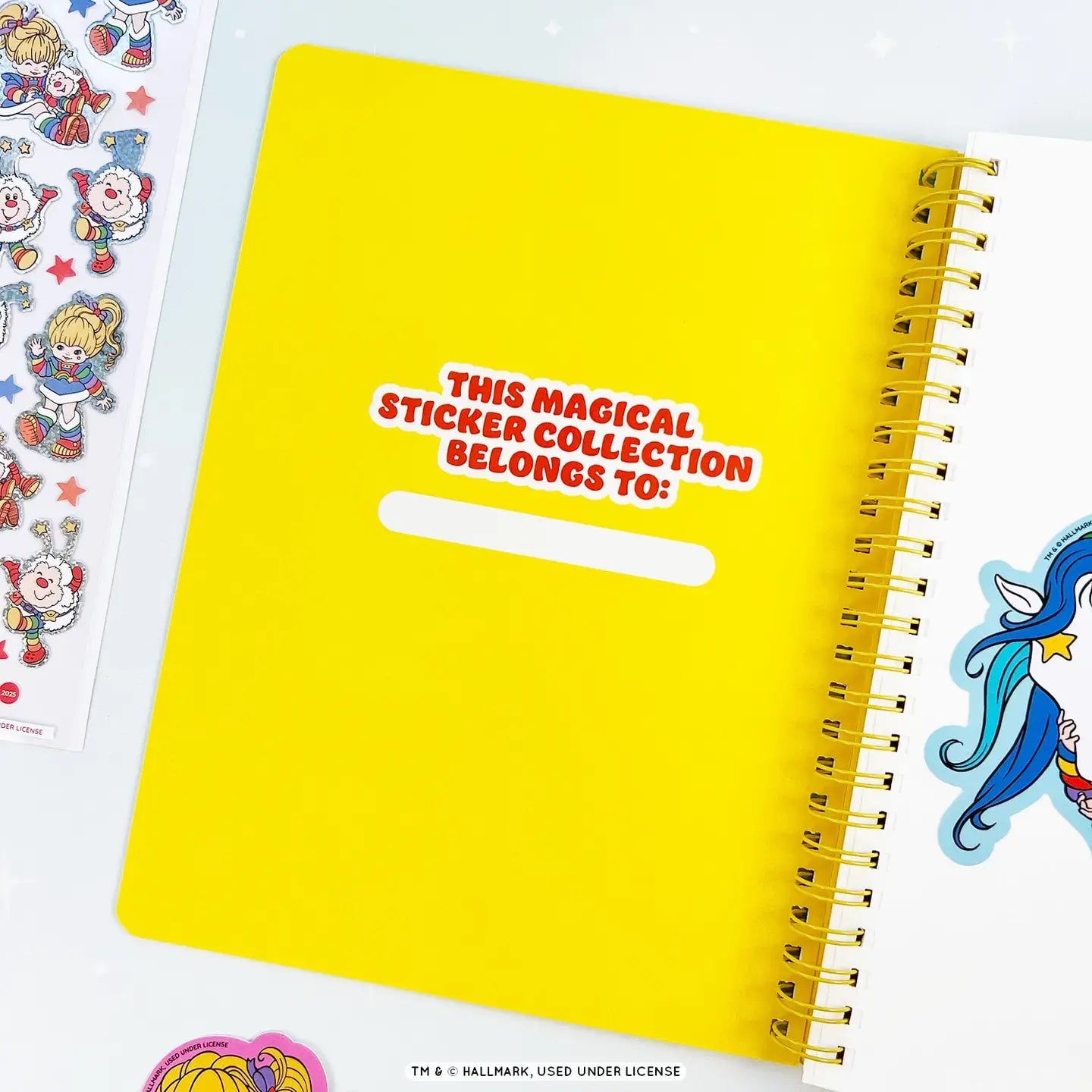 Magical Rainbow Brite Re-Usable Sticker Book