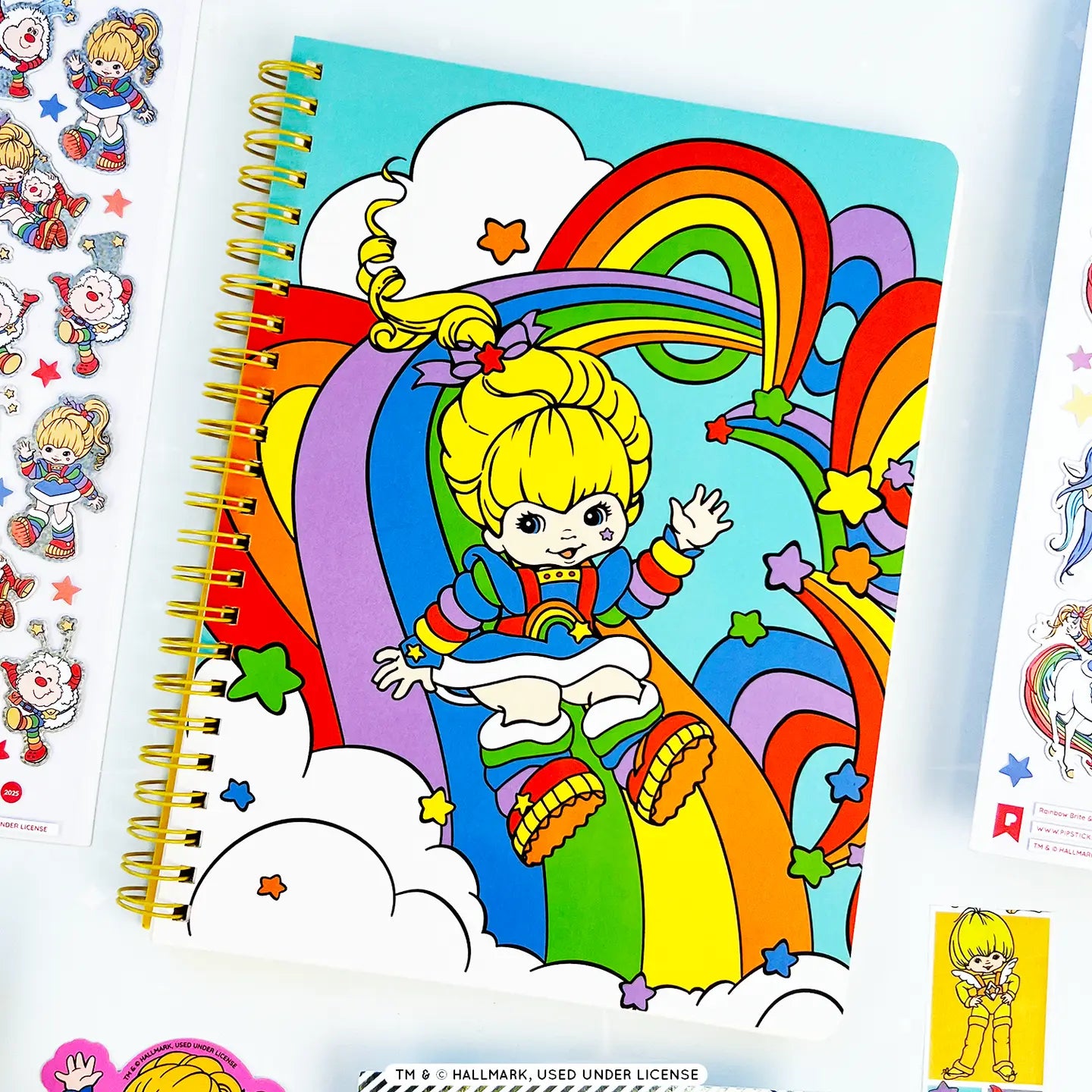 Magical Rainbow Brite Re-Usable Sticker Book