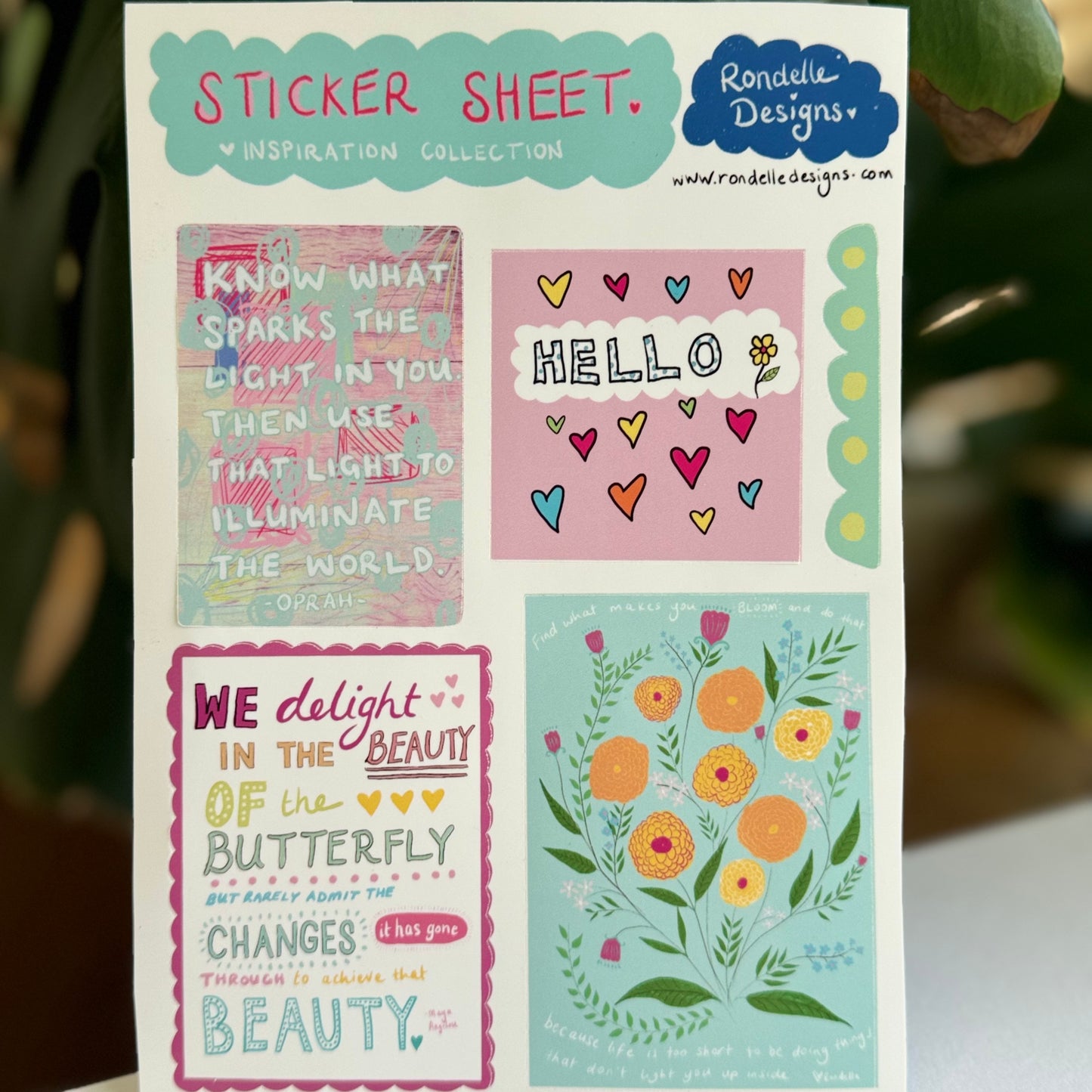 Inspiration Sticker Sheet