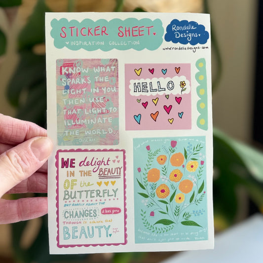 Inspiration Sticker Sheet