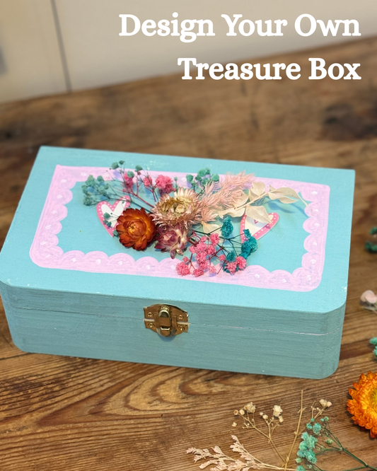 School Holiday Workshop - Design Your Own Treasure Box - Monday 29th Sept - 10am-12noon Ages 7+