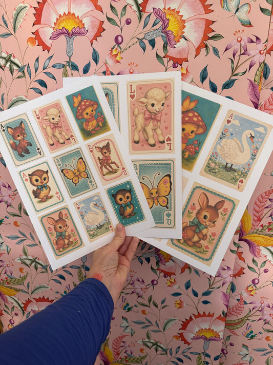 Vintage Kitsch Animal Journal Pack
