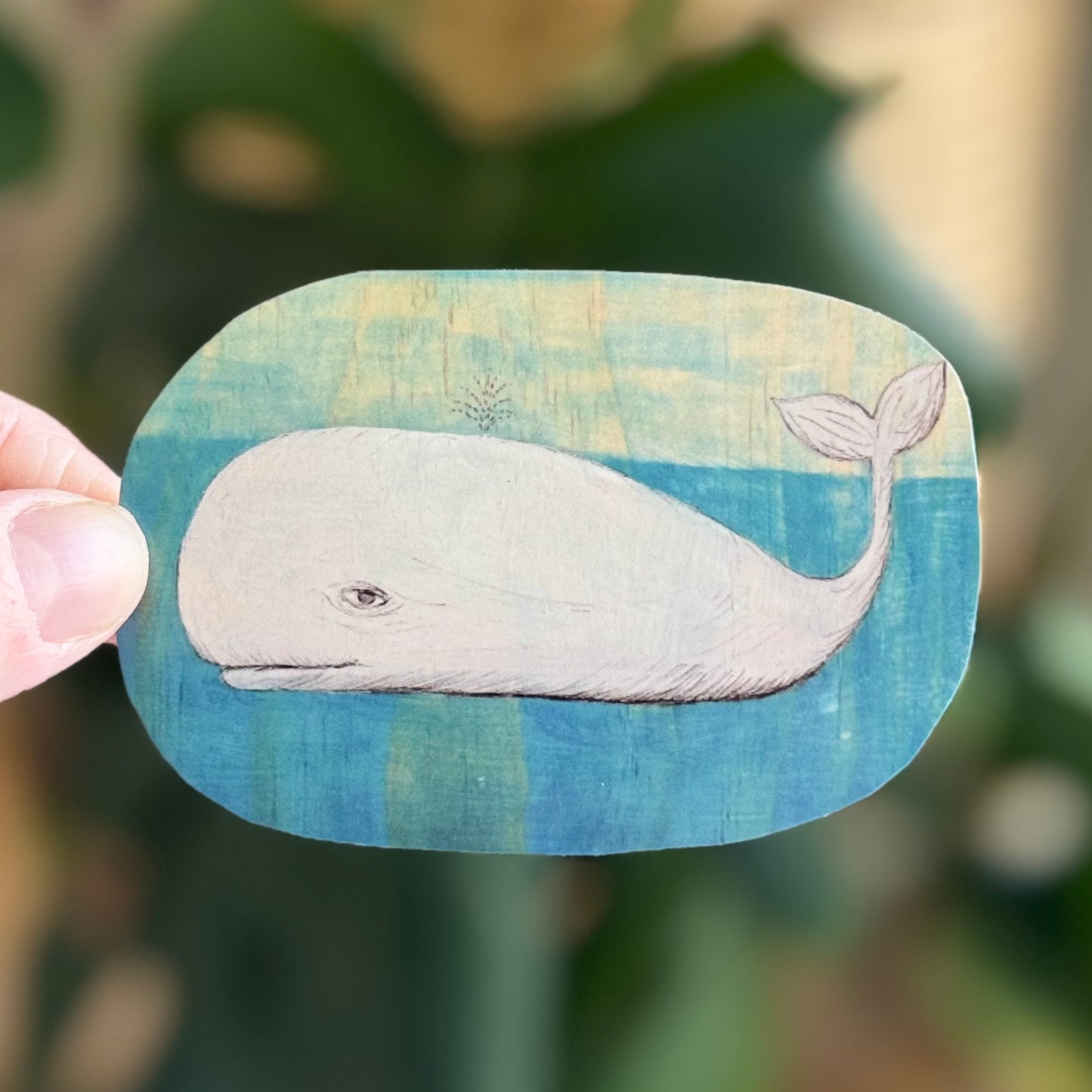 The Lovely Whale Vinyl Sticker